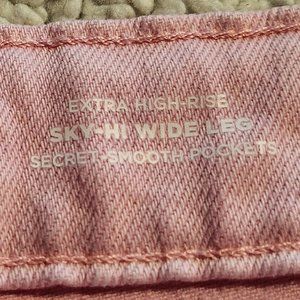 NWT - Old Navy - Extra High Waisted Pink Wide Leg Jeans for Women plus size 26